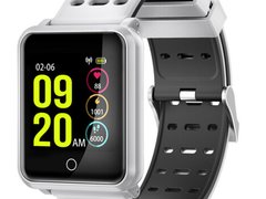 Bratara Fitness iUni M88 Plus, Display OLED, Bluetooth, Pedometru, Notificari, Android si iOS, Alb